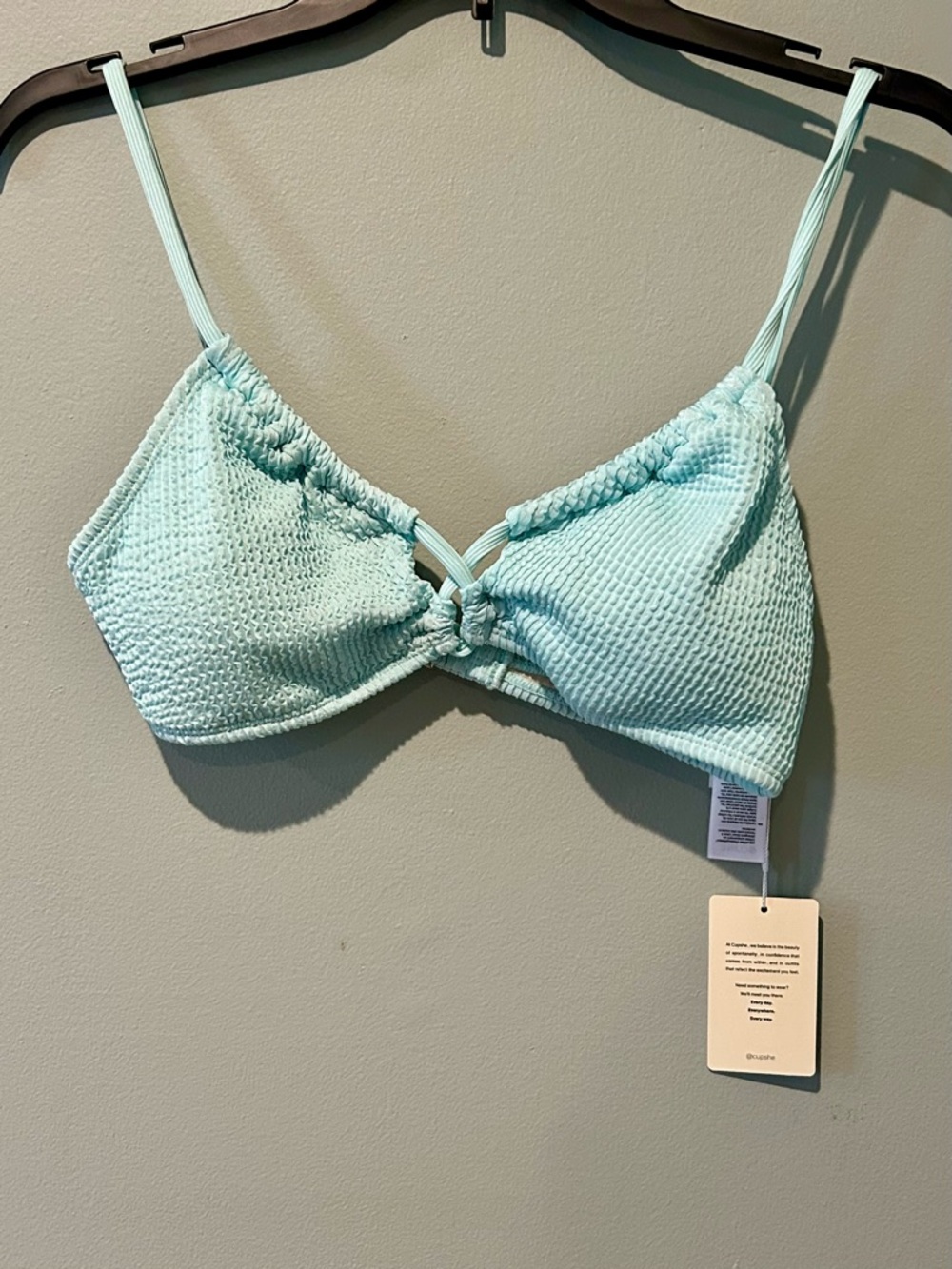 Women's Cupshe Nebula Blue Bikini Set Size Medium